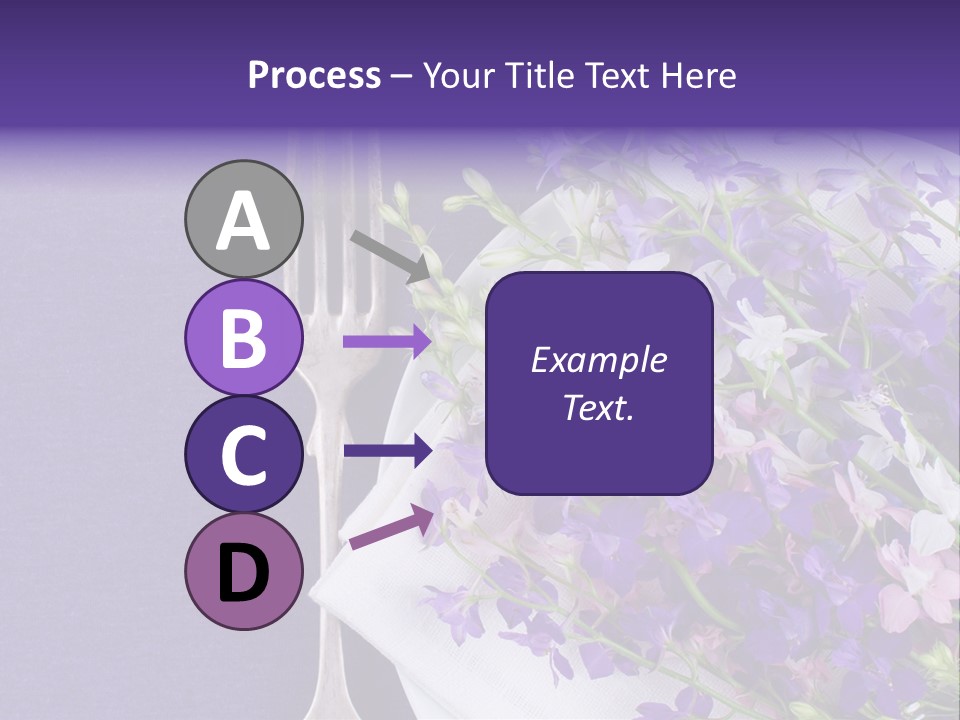 Arrangement Pink Seasonal PowerPoint Template
