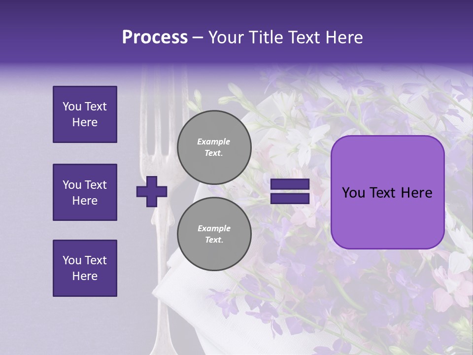 Arrangement Pink Seasonal PowerPoint Template