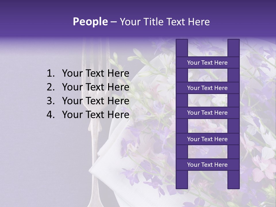 Arrangement Pink Seasonal PowerPoint Template
