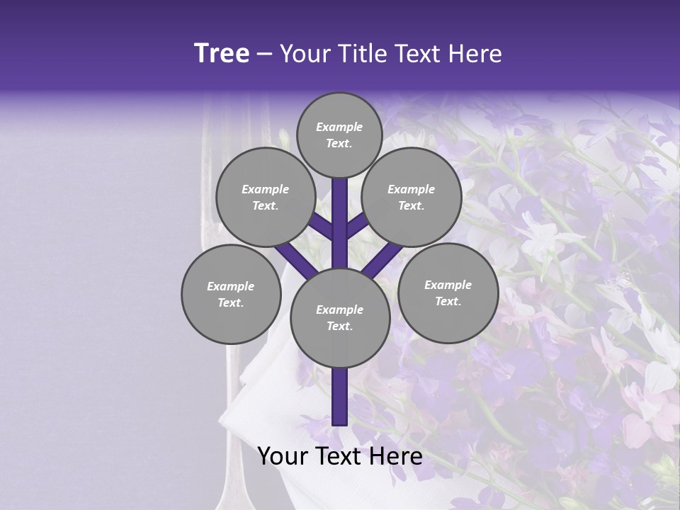 Arrangement Pink Seasonal PowerPoint Template