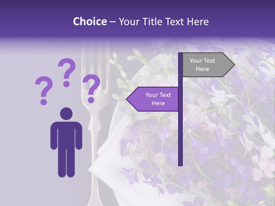 Arrangement Pink Seasonal PowerPoint Template
