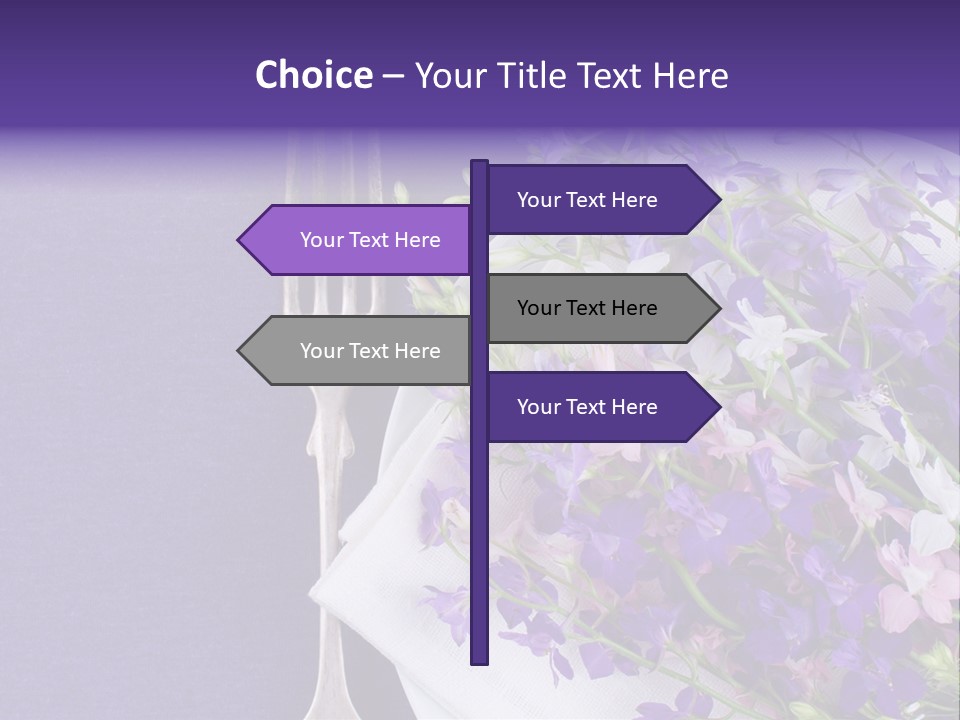 Arrangement Pink Seasonal PowerPoint Template
