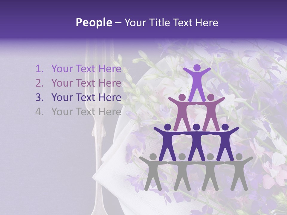 Arrangement Pink Seasonal PowerPoint Template