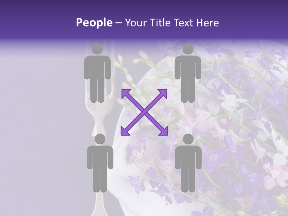 Arrangement Pink Seasonal PowerPoint Template