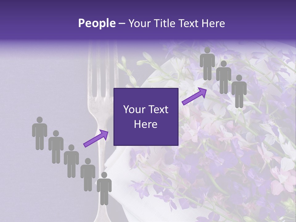 Arrangement Pink Seasonal PowerPoint Template