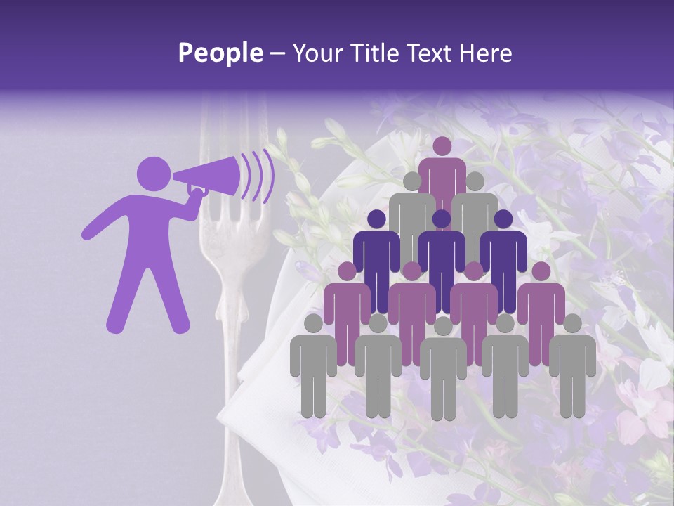 Arrangement Pink Seasonal PowerPoint Template