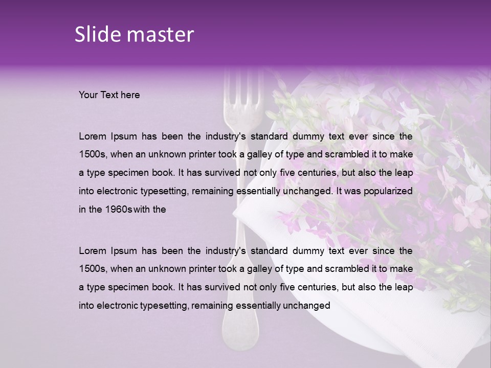 Texture Space Fresh PowerPoint Template