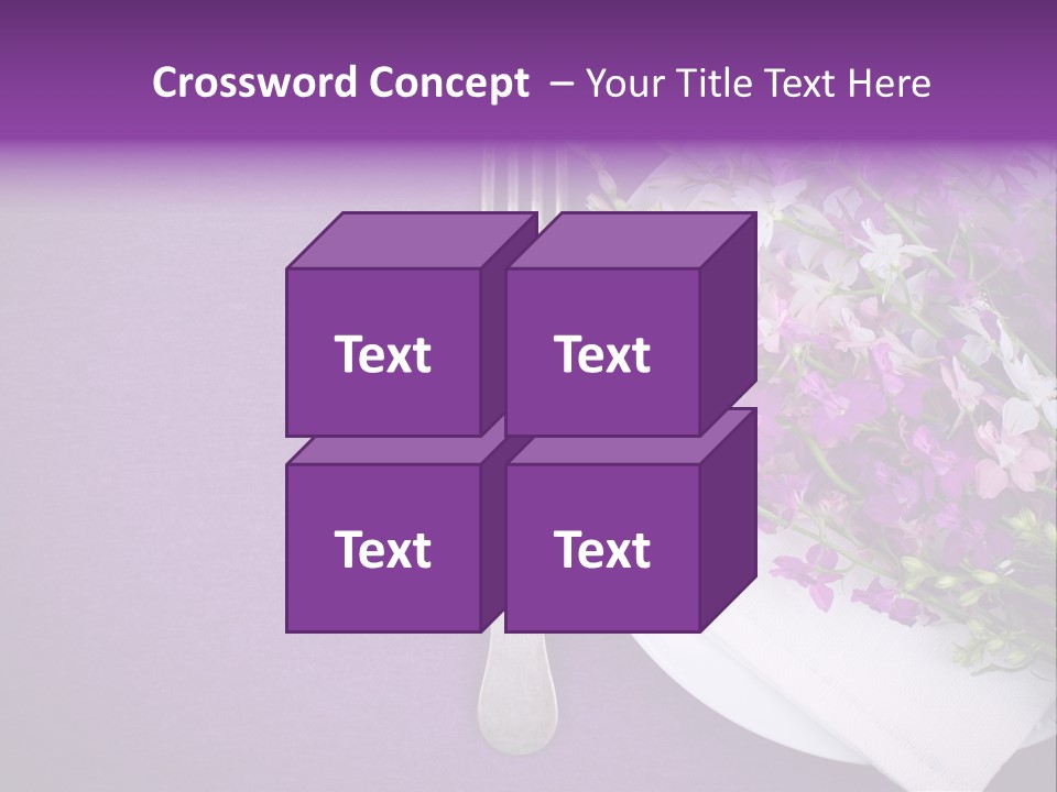Texture Space Fresh PowerPoint Template