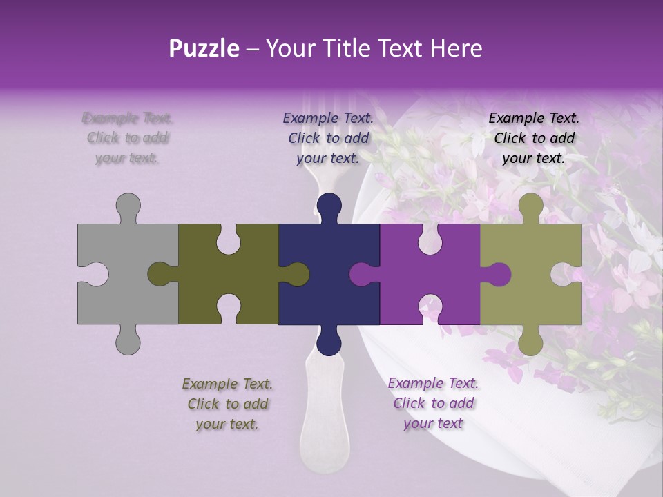 Texture Space Fresh PowerPoint Template