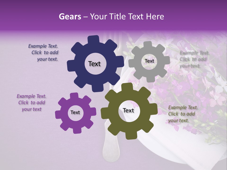 Texture Space Fresh PowerPoint Template