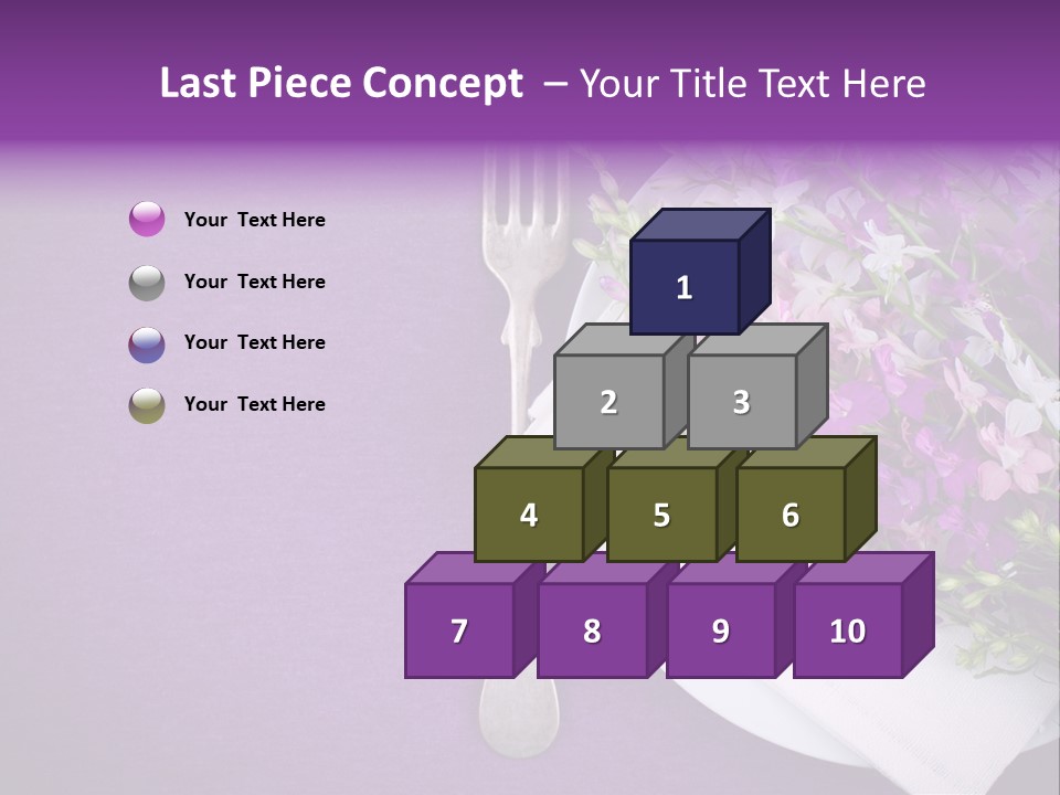 Texture Space Fresh PowerPoint Template