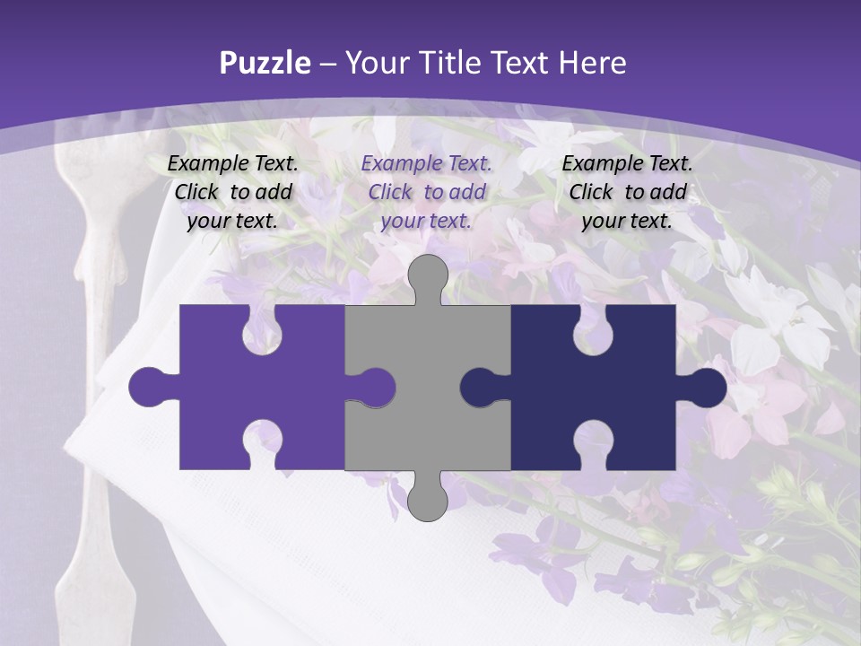 Closeup Background Decor PowerPoint Template