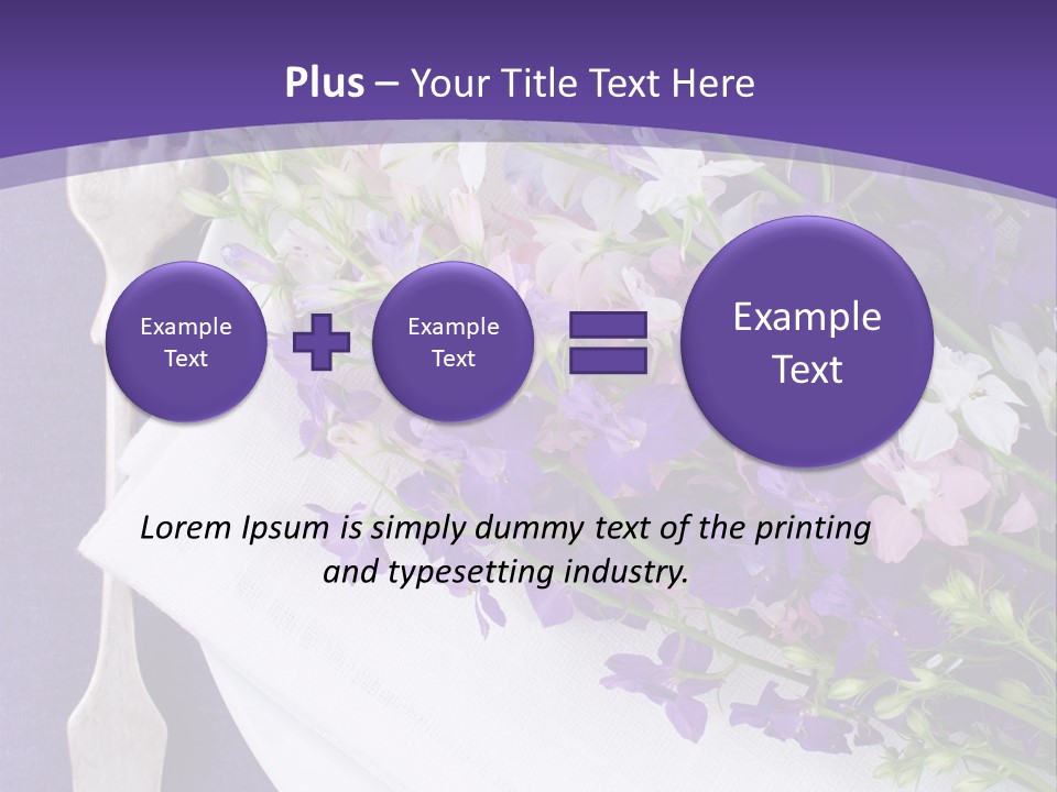 Closeup Background Decor PowerPoint Template