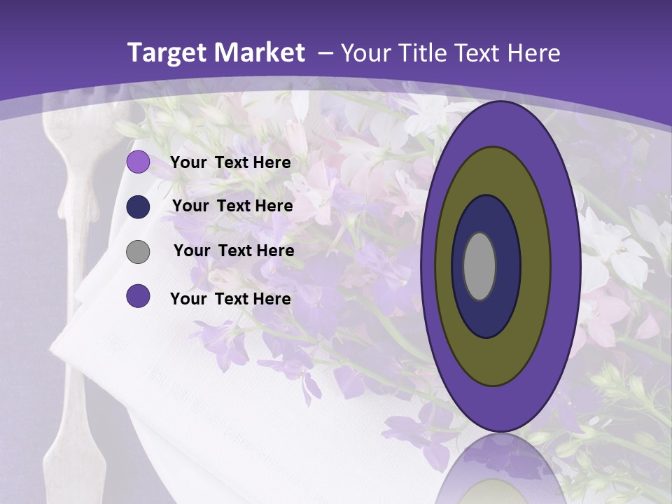 Closeup Background Decor PowerPoint Template