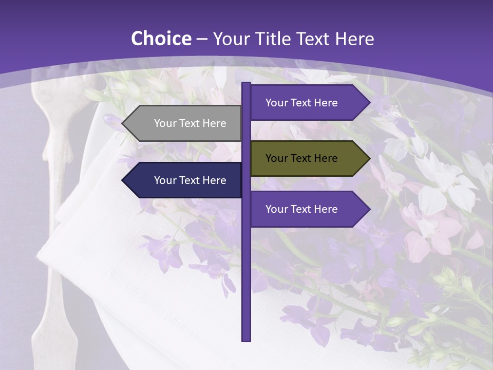 Closeup Background Decor PowerPoint Template