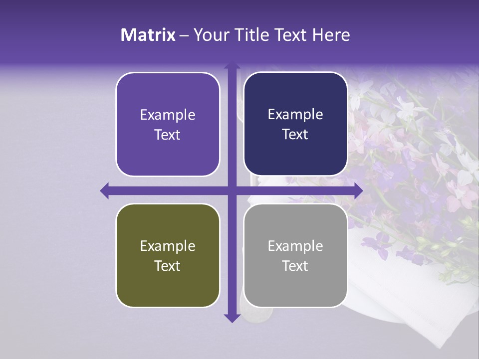 Bunch Plant Closeup PowerPoint Template