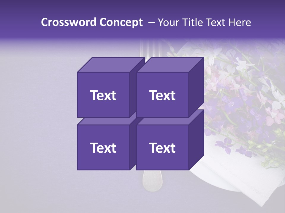 Bunch Plant Closeup PowerPoint Template