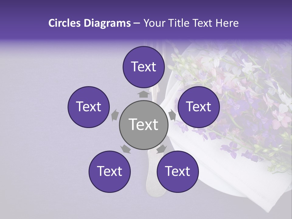 Bunch Plant Closeup PowerPoint Template