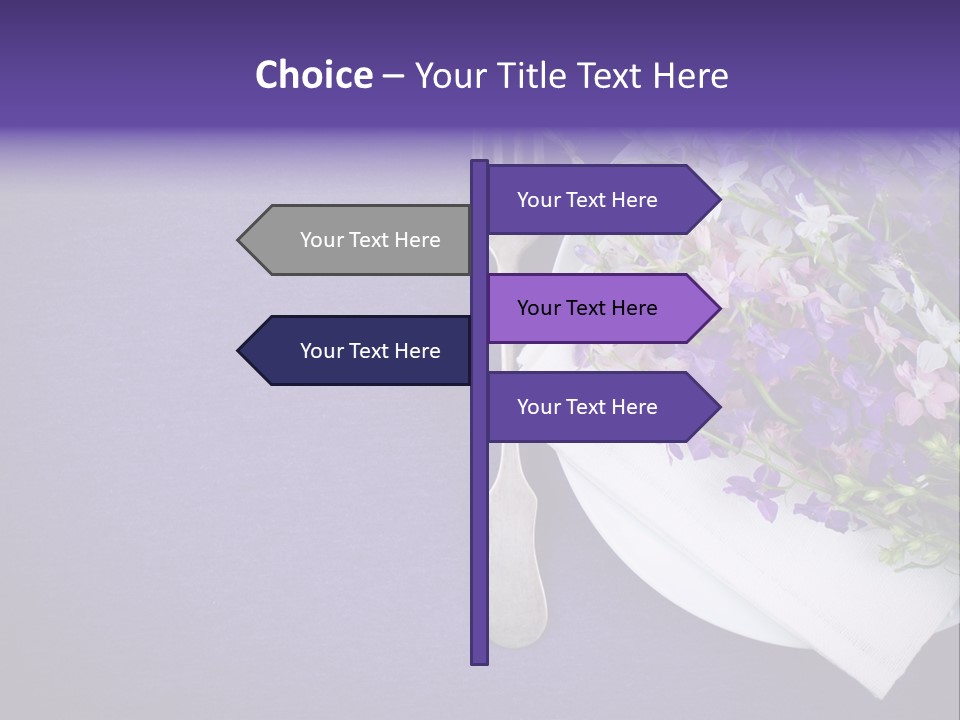 Bunch Plant Closeup PowerPoint Template