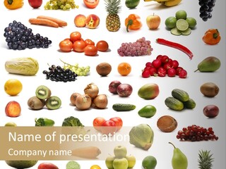 Nutrition Health Pineapple PowerPoint Template