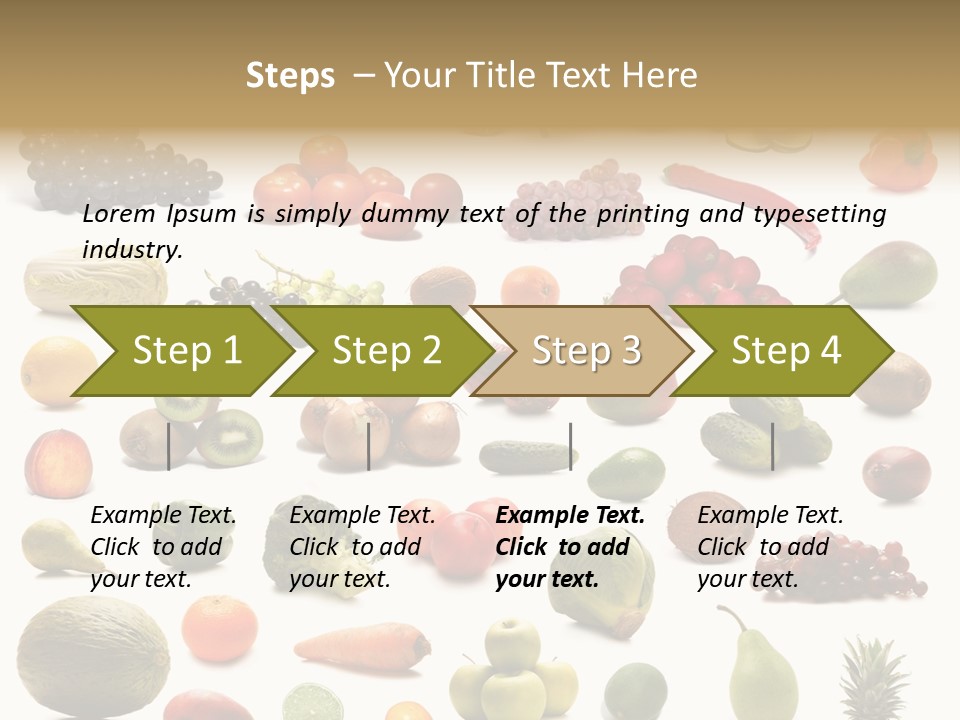 Nutrition Health Pineapple PowerPoint Template
