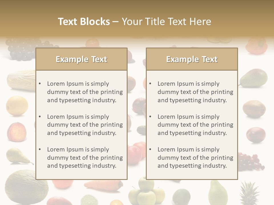 Nutrition Health Pineapple PowerPoint Template