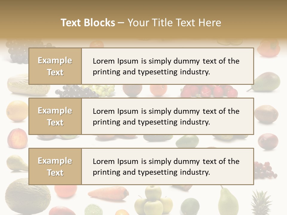 Nutrition Health Pineapple PowerPoint Template