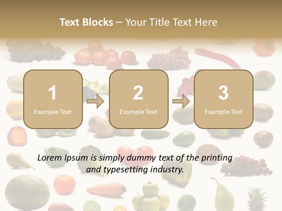 Nutrition Health Pineapple PowerPoint Template
