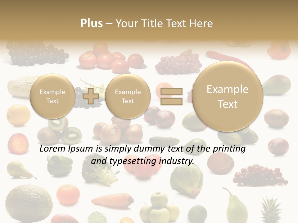 Nutrition Health Pineapple PowerPoint Template