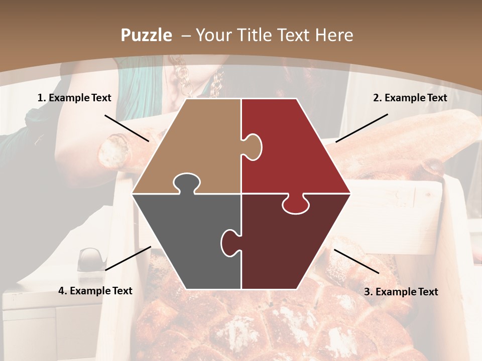 Food Loaf Face PowerPoint Template