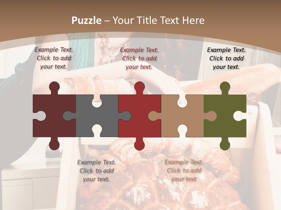 Food Loaf Face PowerPoint Template