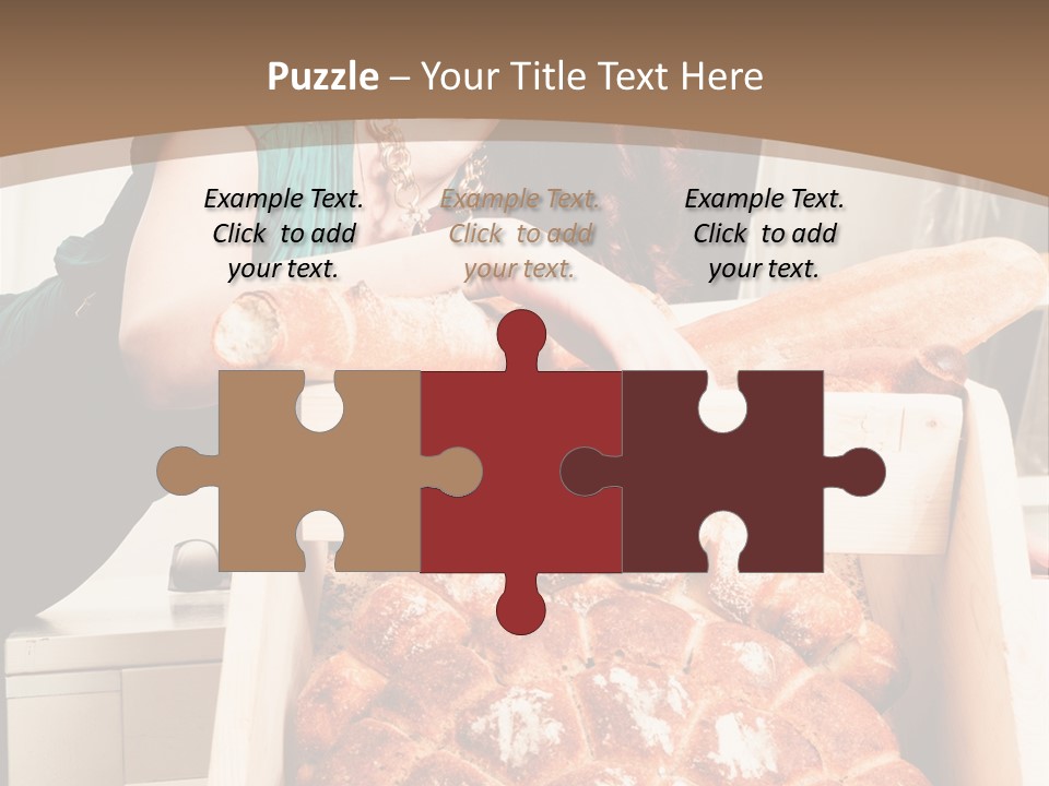 Food Loaf Face PowerPoint Template