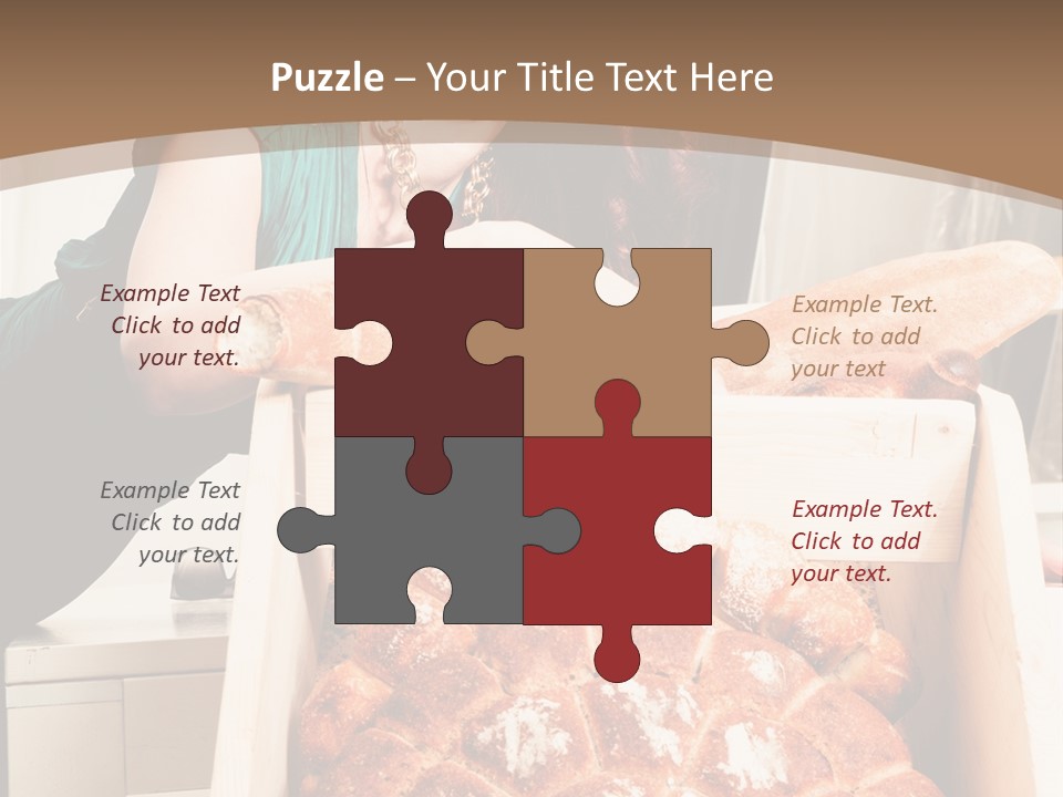 Food Loaf Face PowerPoint Template