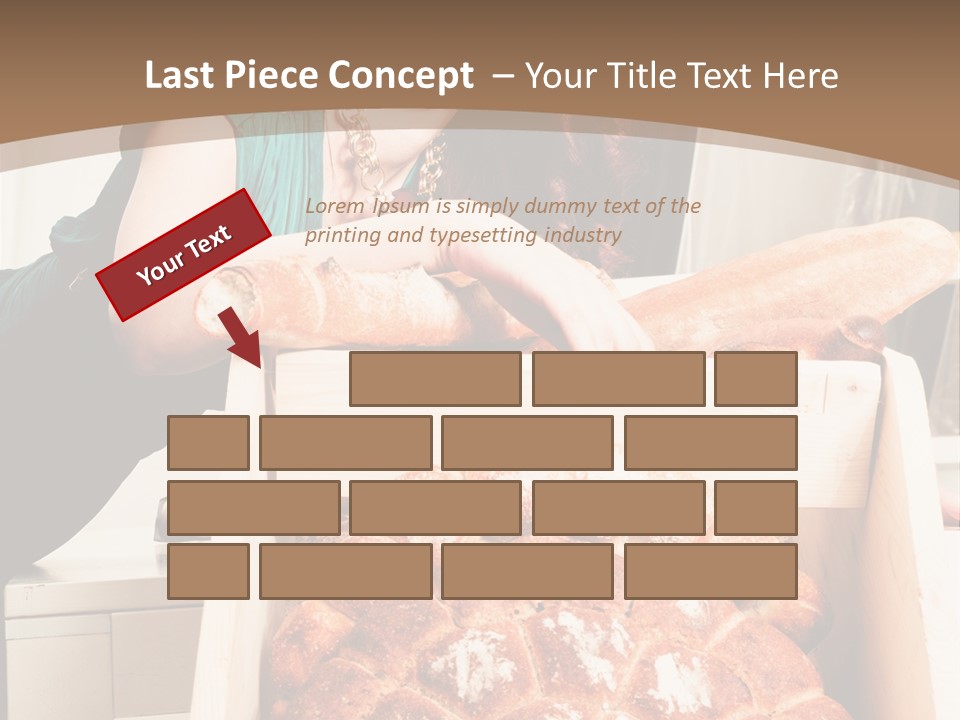 Food Loaf Face PowerPoint Template