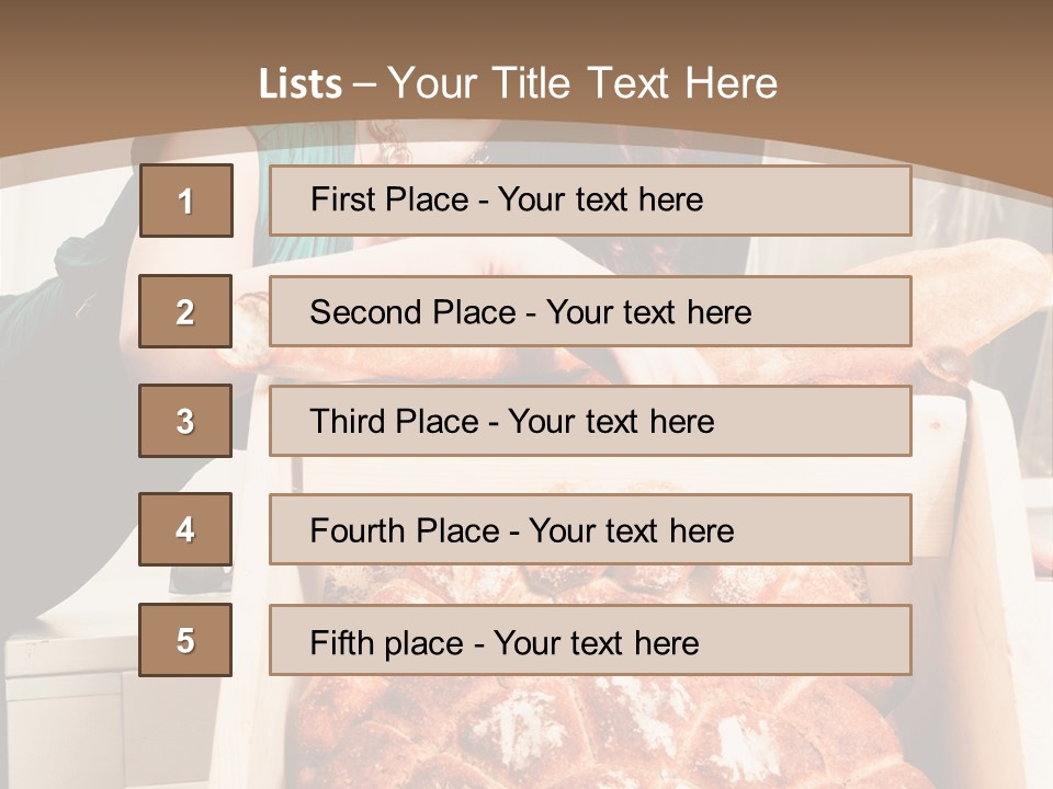 Food Loaf Face PowerPoint Template
