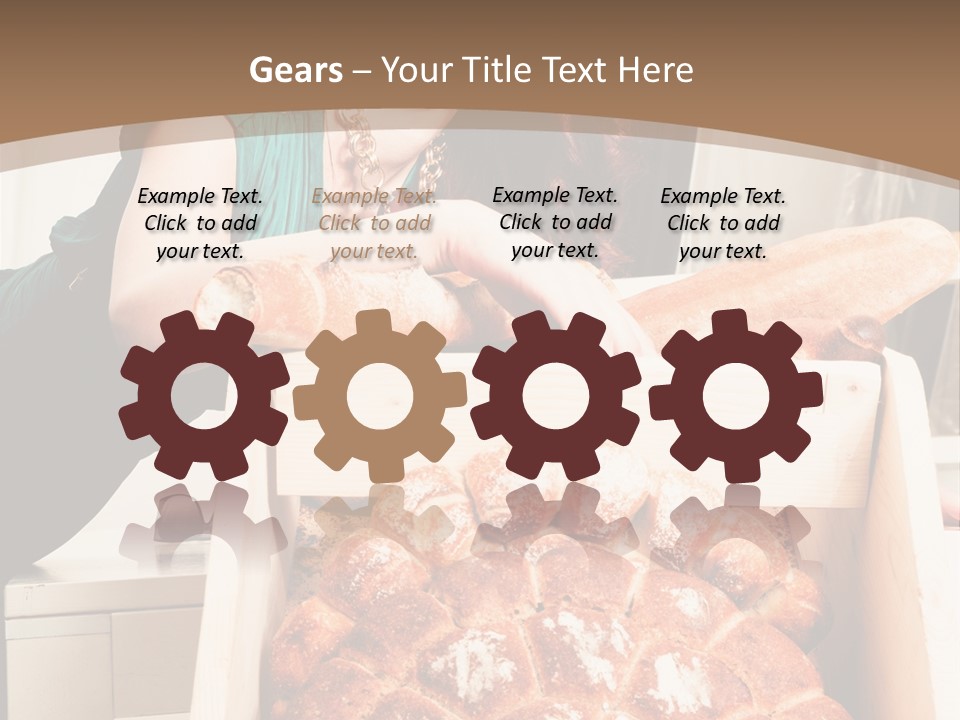 Food Loaf Face PowerPoint Template