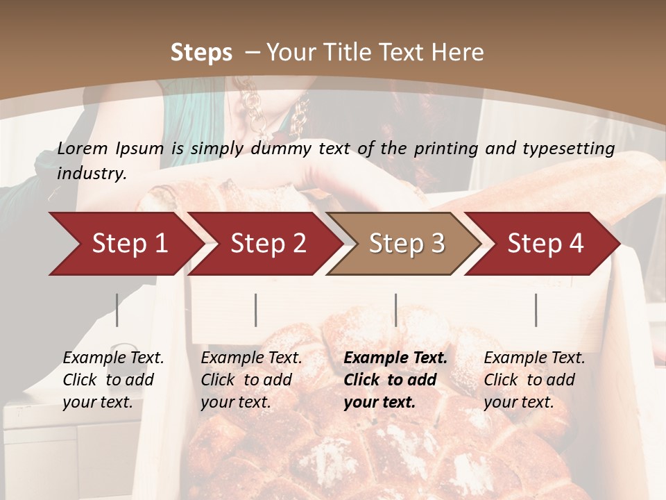 Food Loaf Face PowerPoint Template