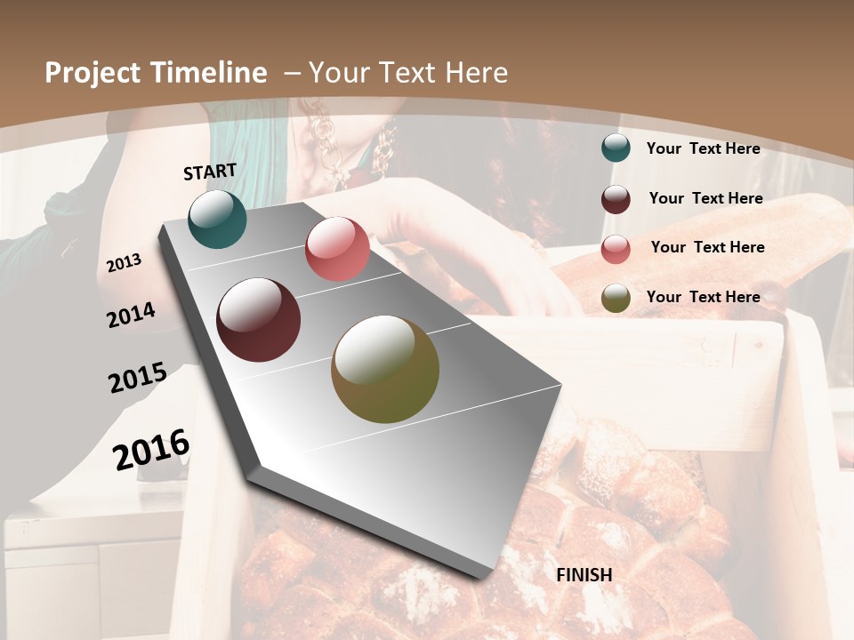 Food Loaf Face PowerPoint Template