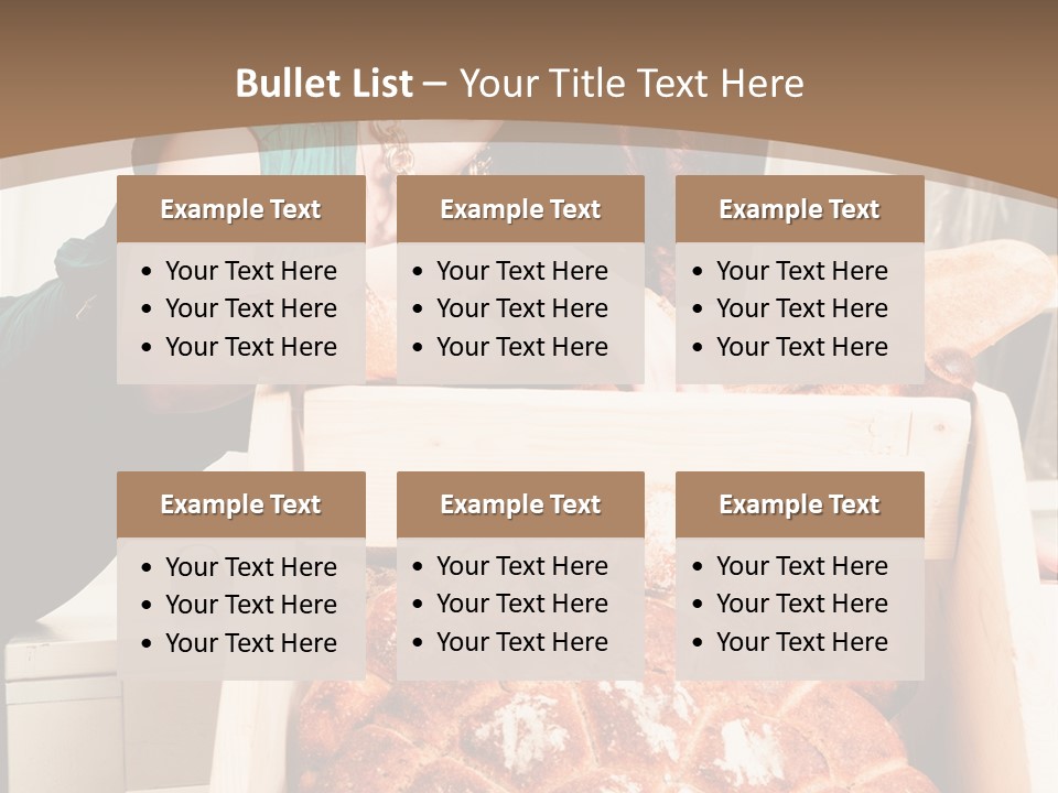 Food Loaf Face PowerPoint Template