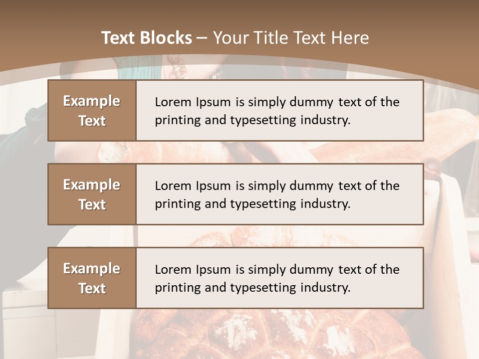 Food Loaf Face PowerPoint Template
