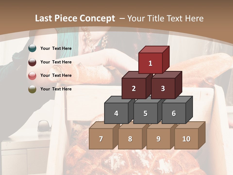 Food Loaf Face PowerPoint Template