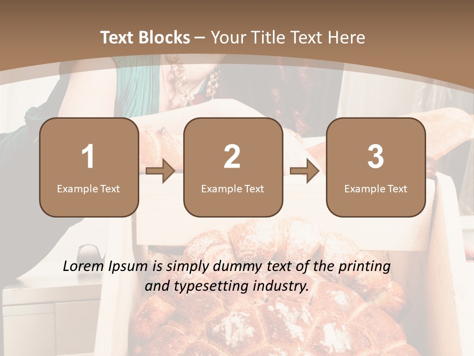 Food Loaf Face PowerPoint Template