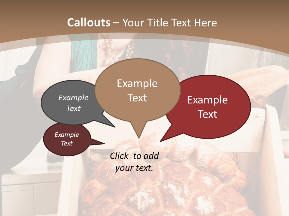 Food Loaf Face PowerPoint Template