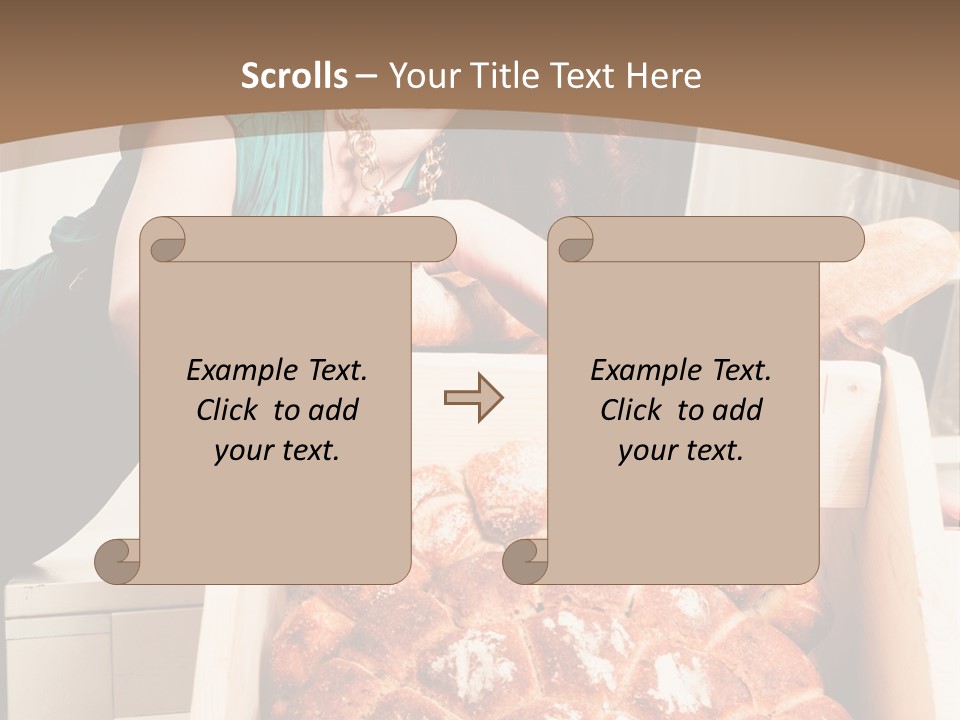Food Loaf Face PowerPoint Template