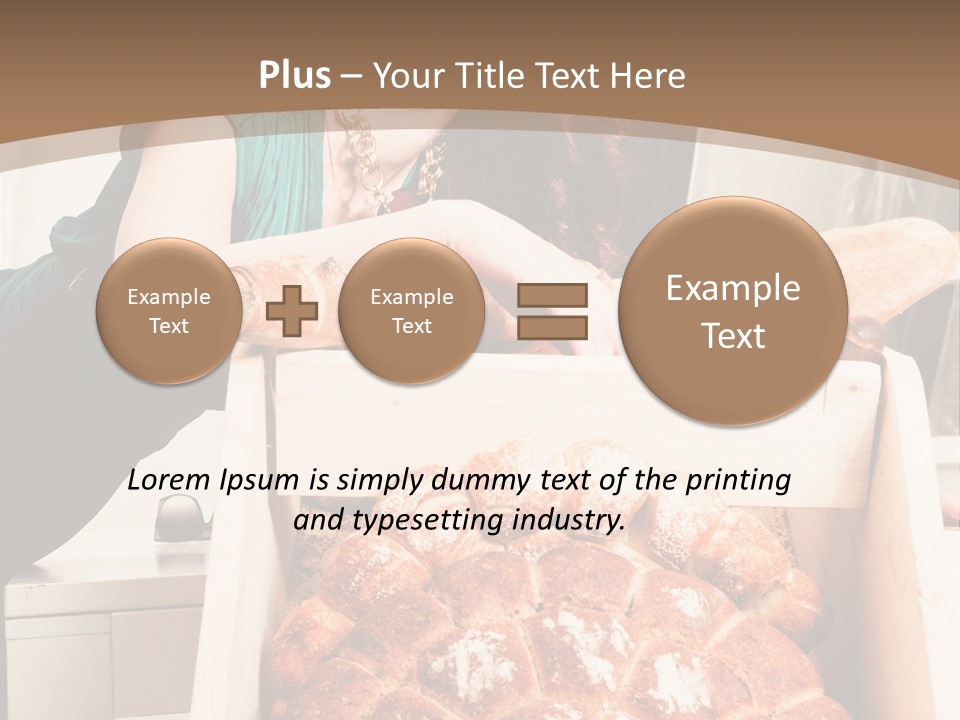 Food Loaf Face PowerPoint Template
