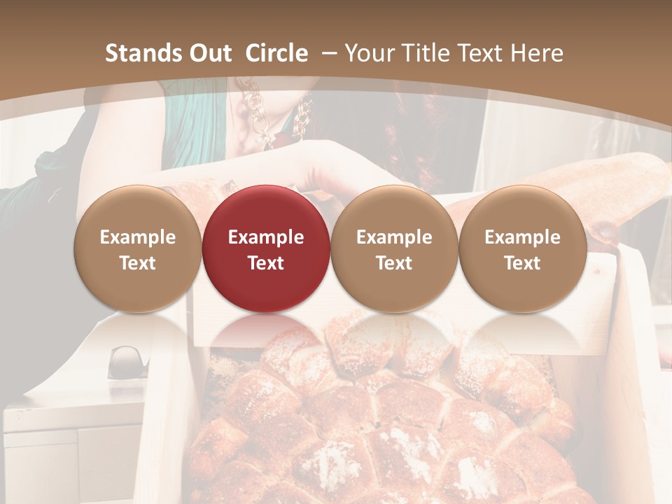 Food Loaf Face PowerPoint Template