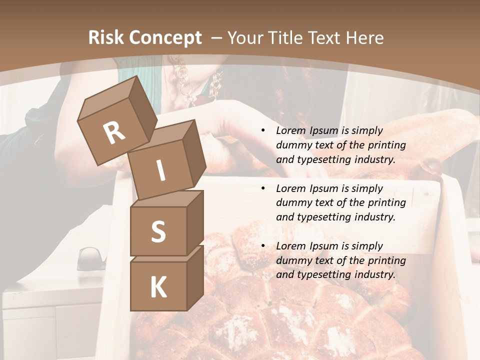 Food Loaf Face PowerPoint Template