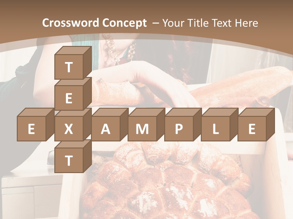 Food Loaf Face PowerPoint Template