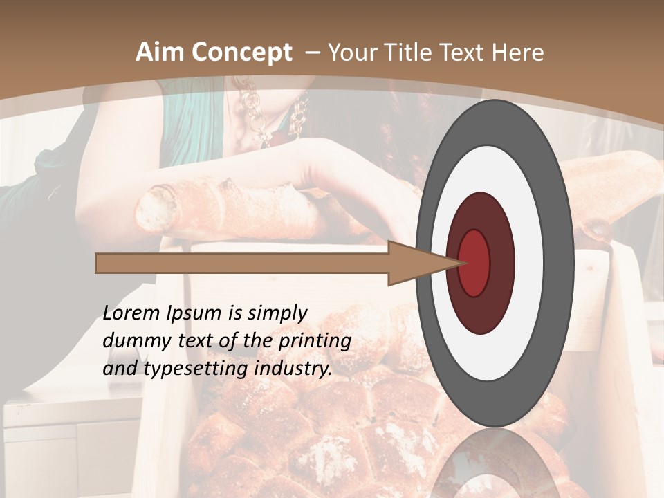 Food Loaf Face PowerPoint Template