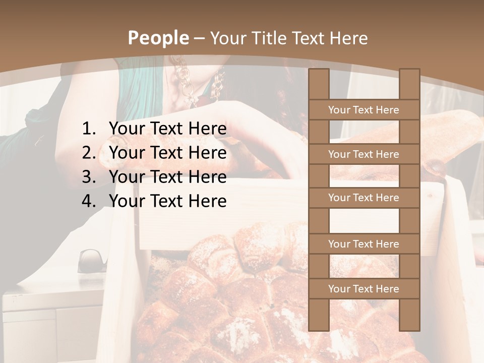 Food Loaf Face PowerPoint Template